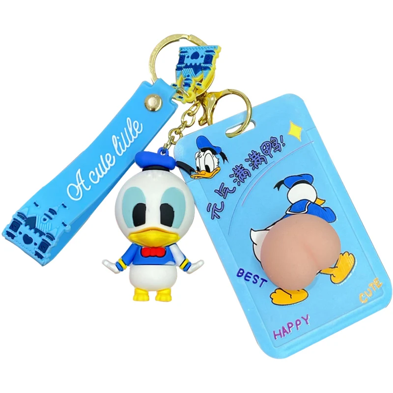 BaiMao 3d мультфильм Дональд Дак Дизайн брелок сумка бумажник Декор Подвеска эпоксидный пользовательский брелок для ключей