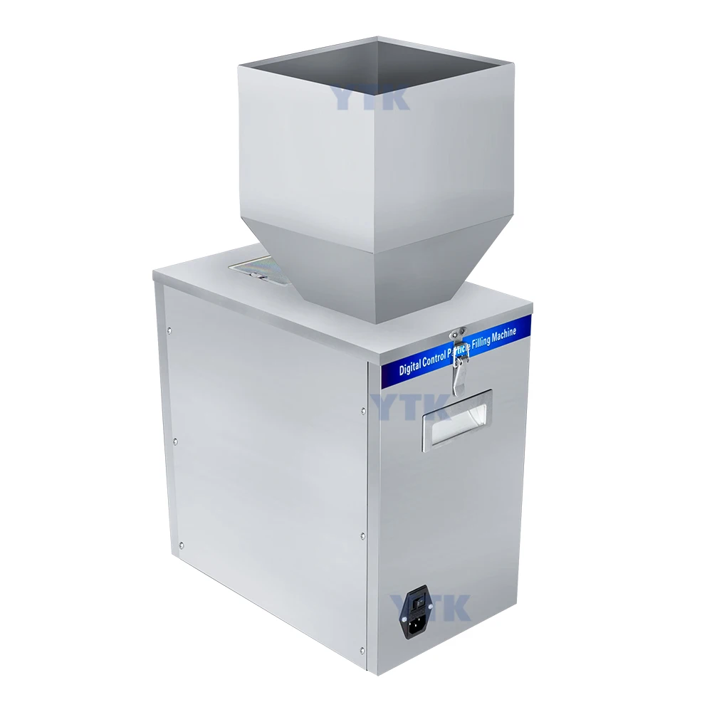 Wholesale 500g quantitative sub packaging partical date peanut semi-automatic filling machine