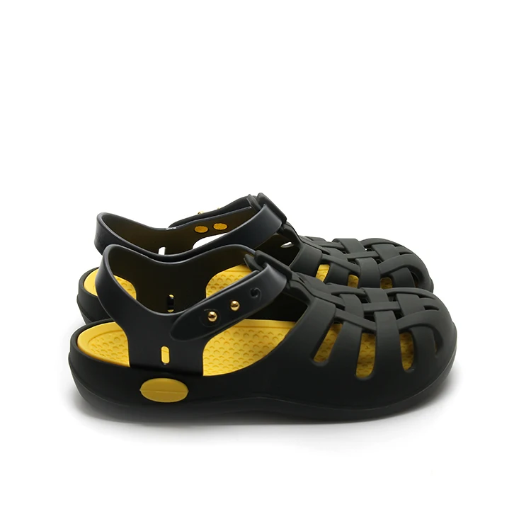 New Wholesale Mix Colors Silica Gel Kids Jelly Shoes Flat Sandal Clogs for boys and girls