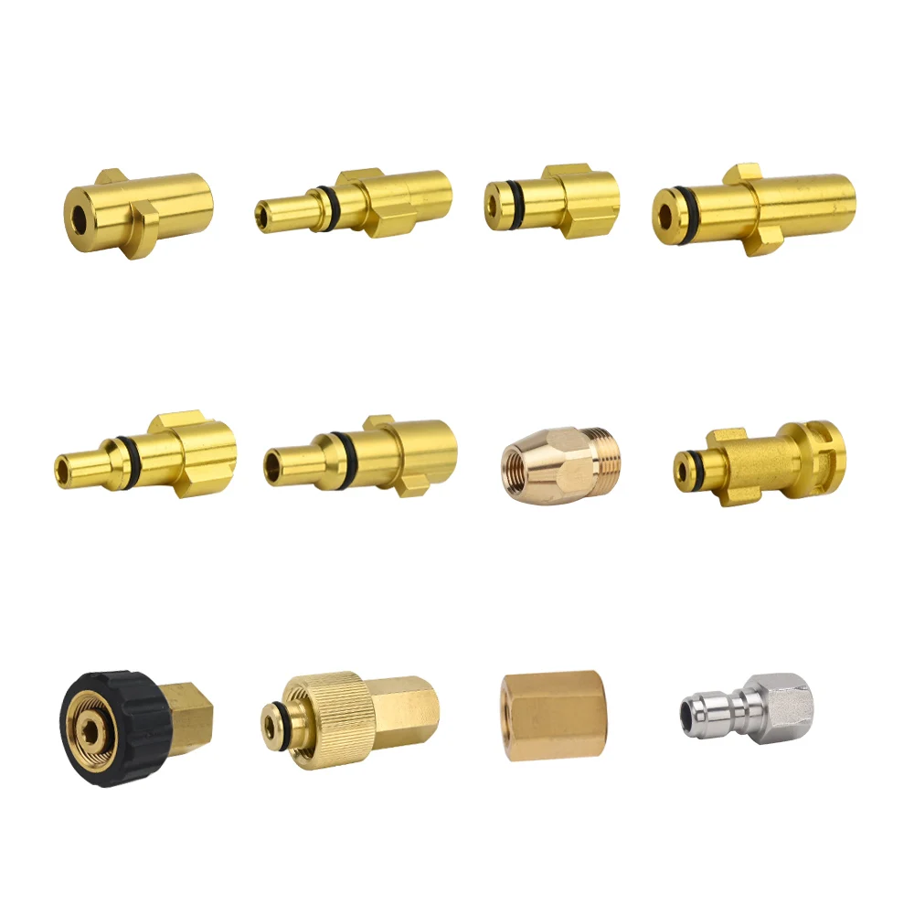 Насадка для мойки под давлением, переходник с байонетным разъемом, 1/4 дюйма, Женская пушка для снежной пены