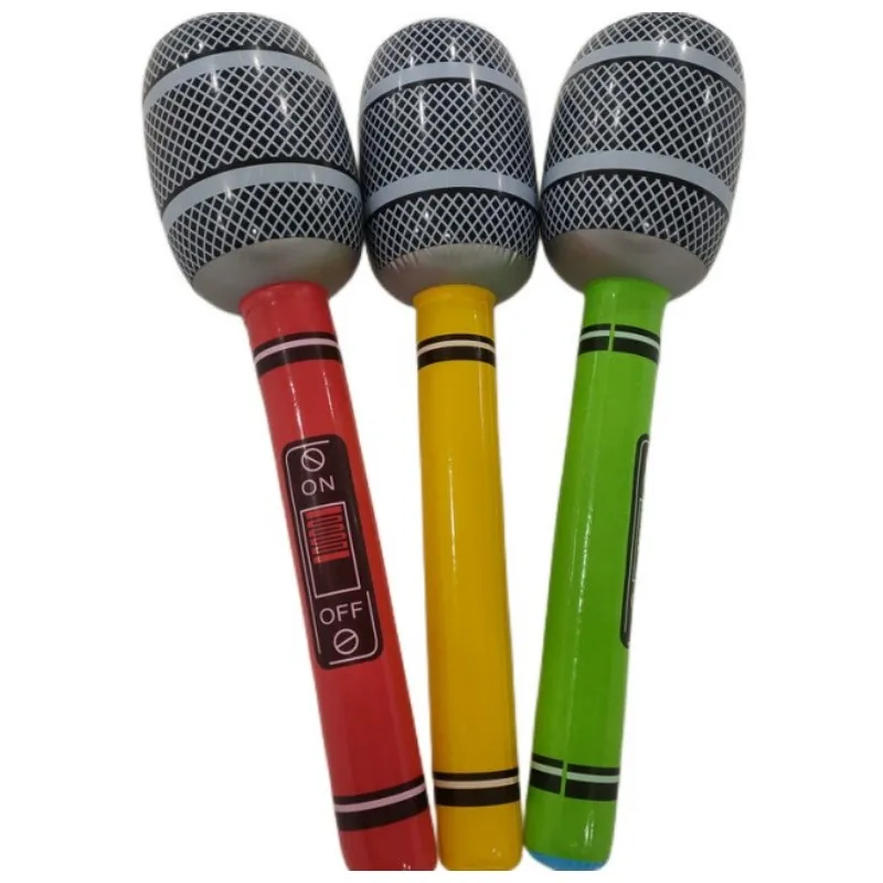 YongRong factory inflatable toys for kids Inflatable PVC Inflatable microphone toy