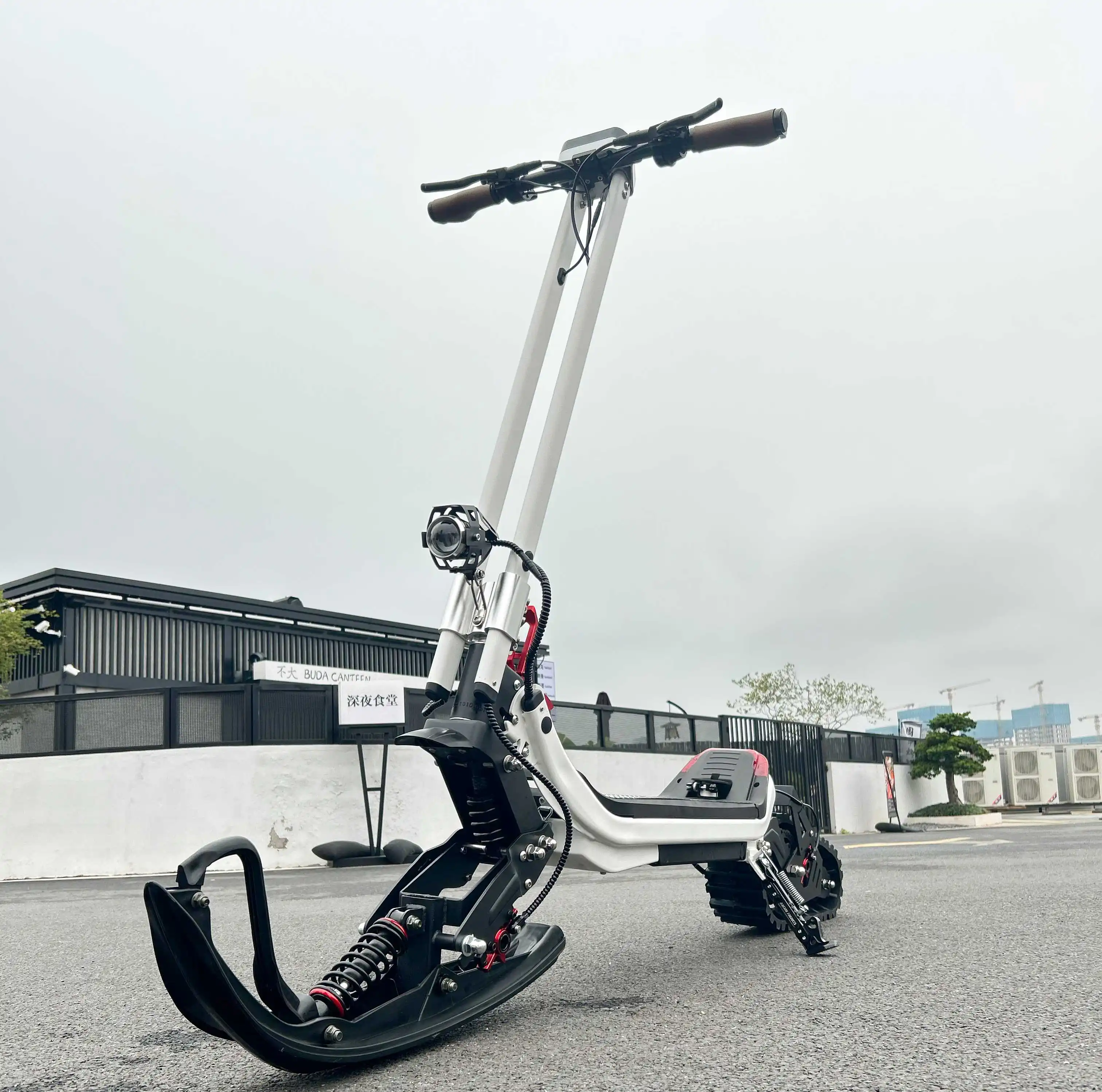 New Arrival 54.6V 2500W 3-in-1 Electric Snow Scooter E-Scooter with 20.8Ah/30Ah Removable Battery - Sled & Ski Electric Scooter