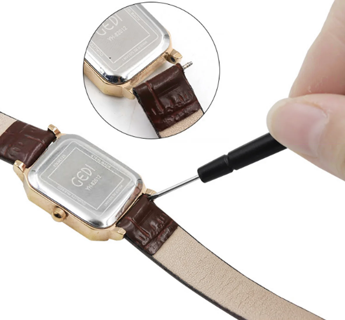 2024 New Stainless Spring Bar Tool Plastic Watch Tools with Cover