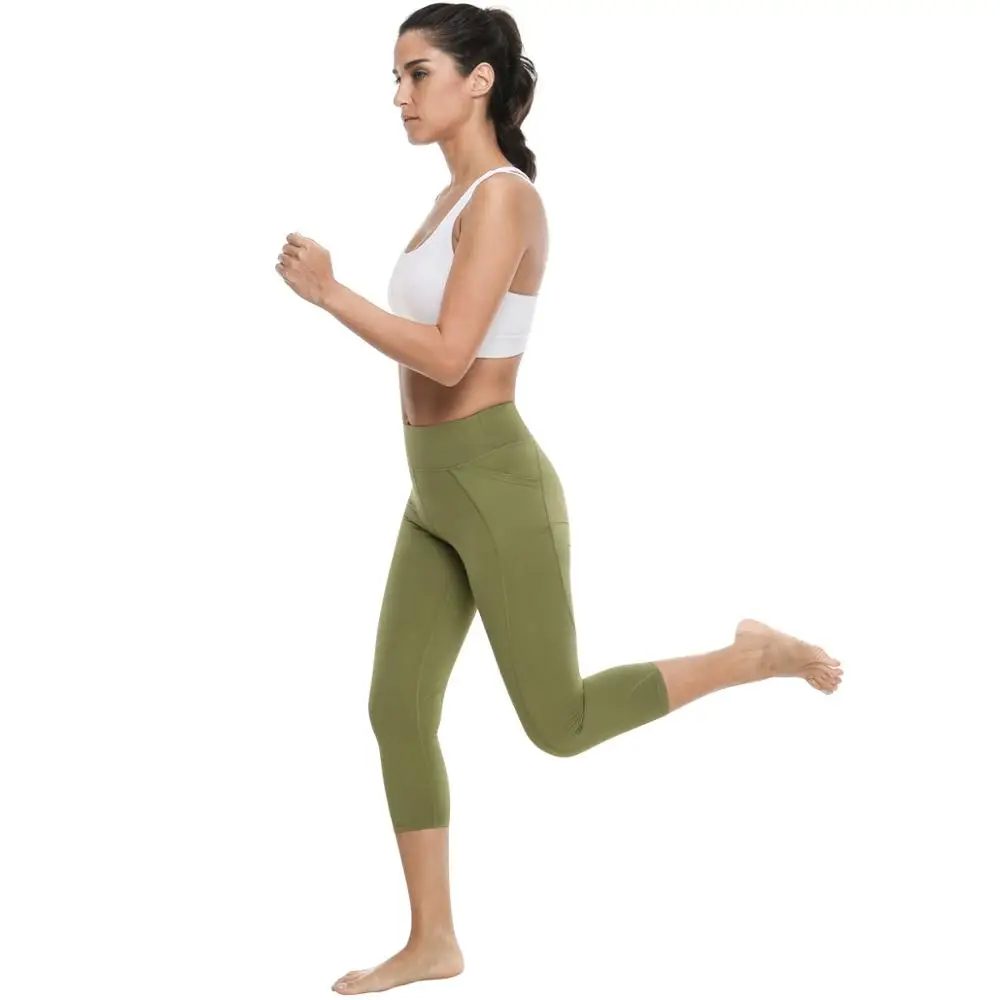 
santic women fitness deporte green leggings mujer 