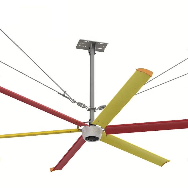 8ft Low Power Low Noise BLDC Motor HVLS Energy Saving Ceiling Fan