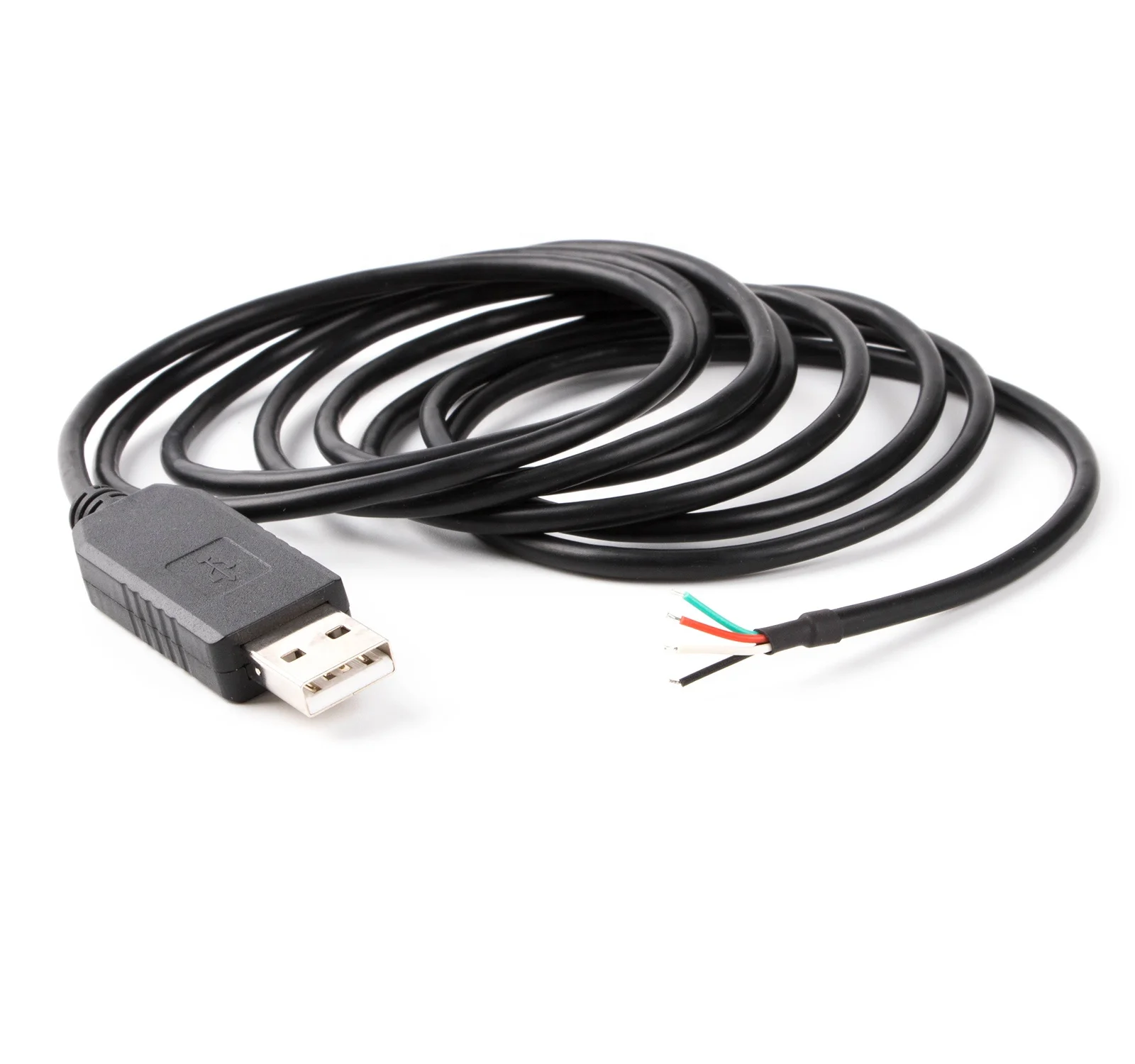 PL2303 USB RS232 to 4 Pin Wire End Open Serial Cable for PDA Camera Modem ISDN POS Scanner