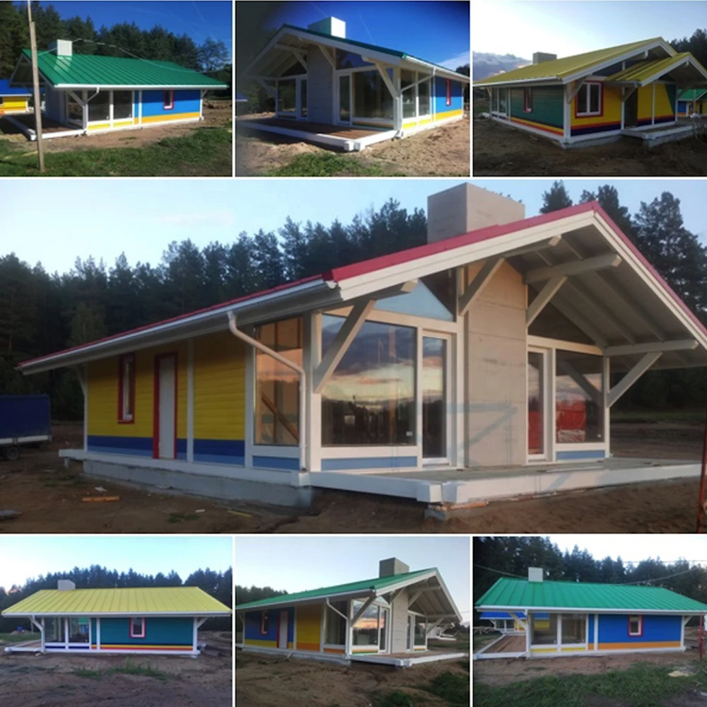 Casa Prefabricada Export Modernas Houses Customized Color Luxury Prefabs Homes Hous Kit Usa