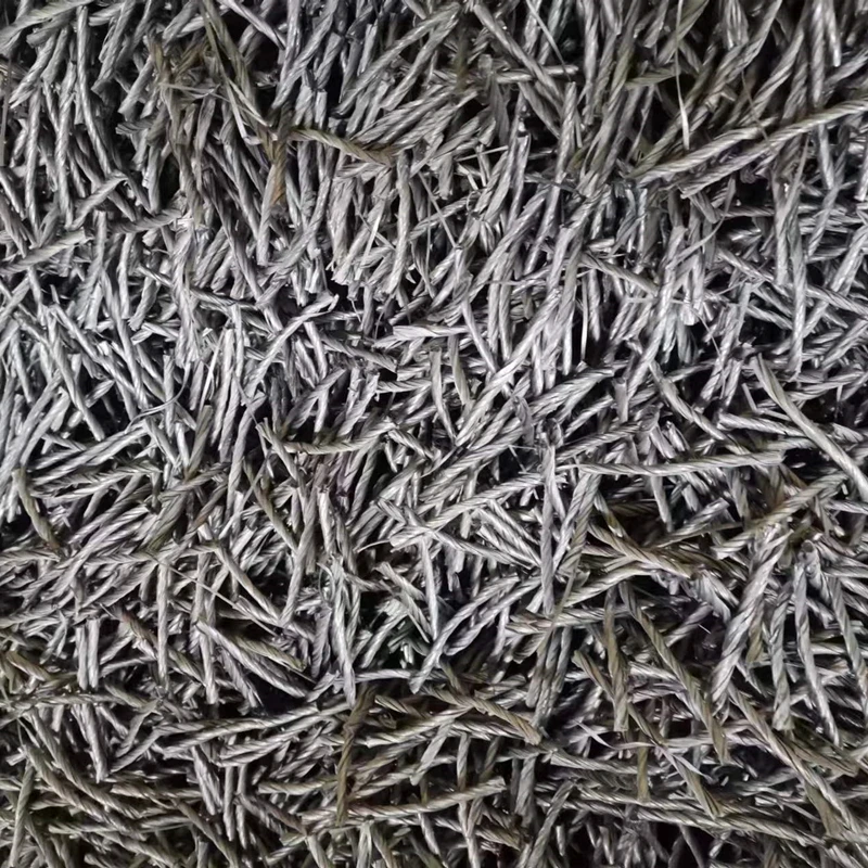 Bundle Polypropylene twisted fiber for structural concrete reinforcement Synthetic macro fibers