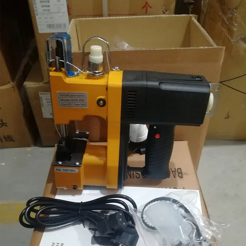 Портативный ручной 220V GK9-890 пакет мешок делая машину машина швейная для продажи