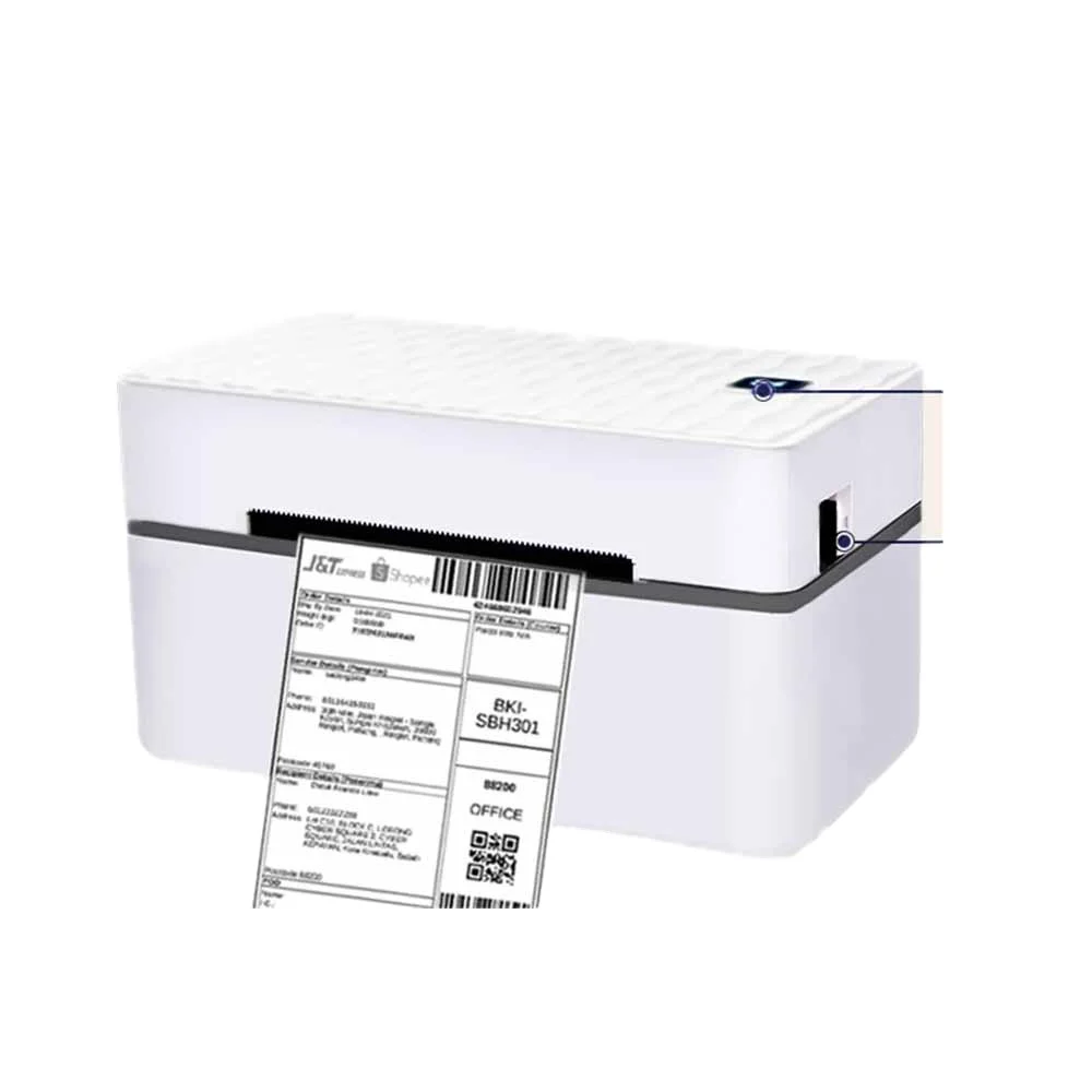 Amazon ready to ship in stock waybill address blue tooth wifi shipping thermal printer label stick 4x6 roll to roll for business
