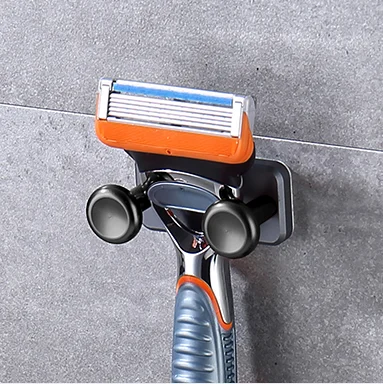 Magnetic Razor Holder Rack Glue Mdhesion Metal Wall Mounted Shaver stand for Bathroom Countertop