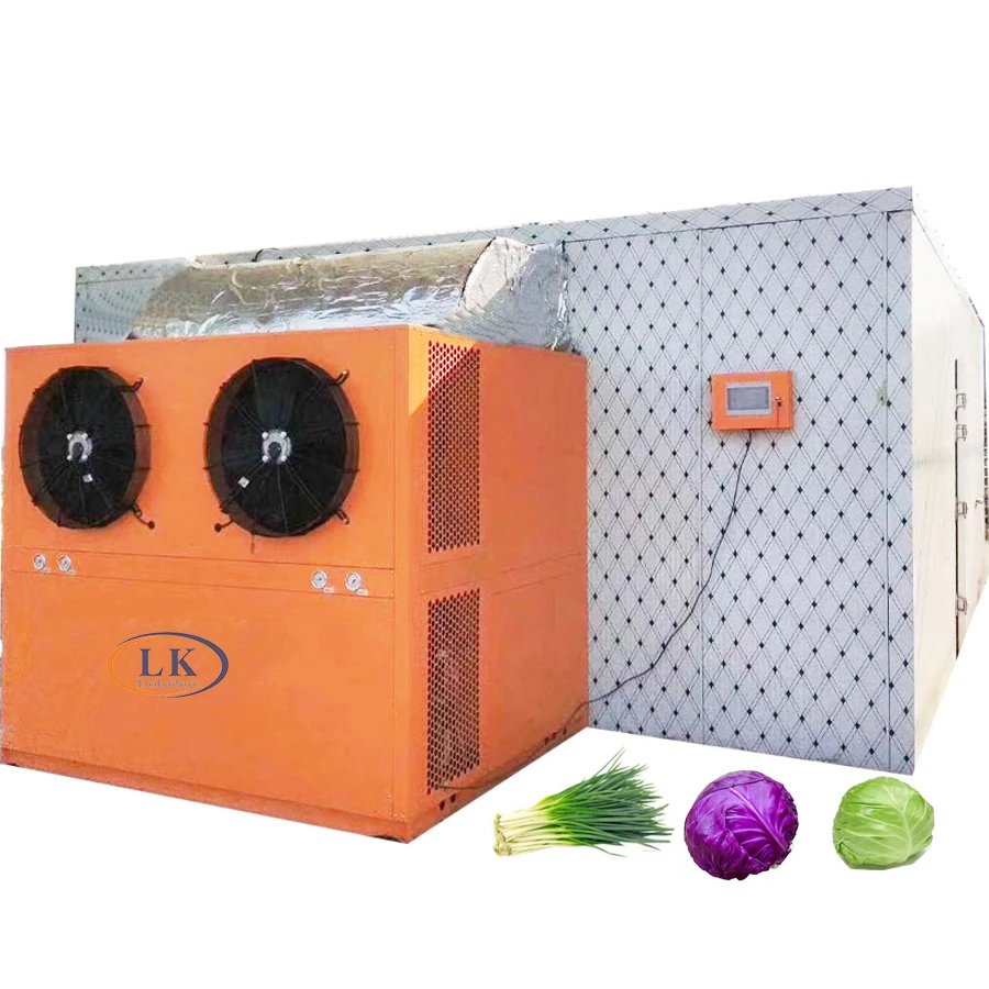 Large Scale Dehumidifying Dryer Shallot Dehydrator Cabbage Dryer Machine