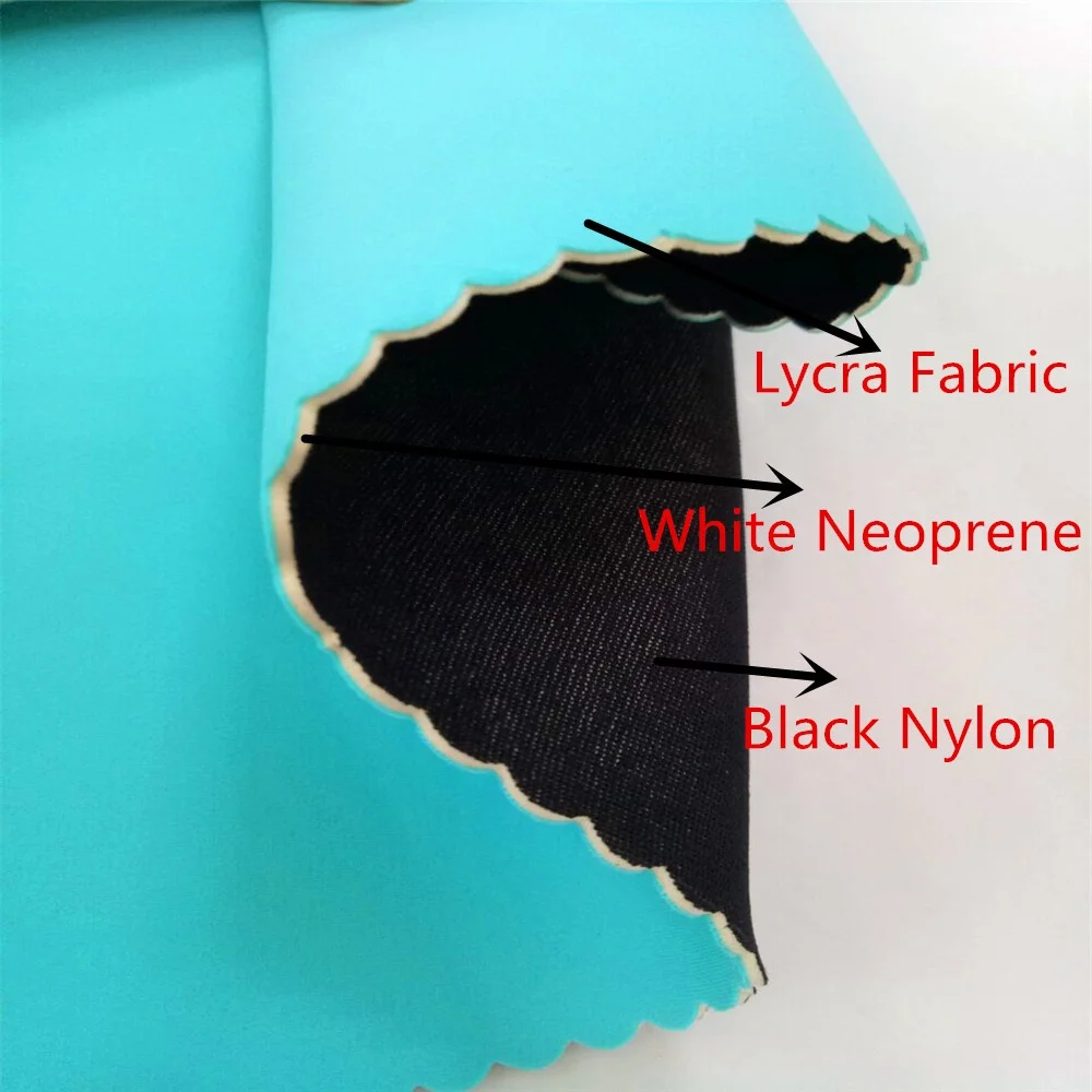 Неопреновая ткань Jianbo из лайкры на заказ с одной стороной из лайкры 2 мм, Неопреновая ткань для бикини, костюма для дайвинга