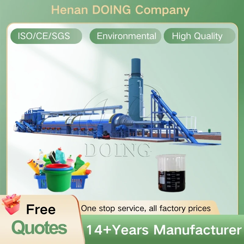 DOING Group 20 Ton 30 Ton Per Day Continuous MSW Pyrolysis Plant for Sale