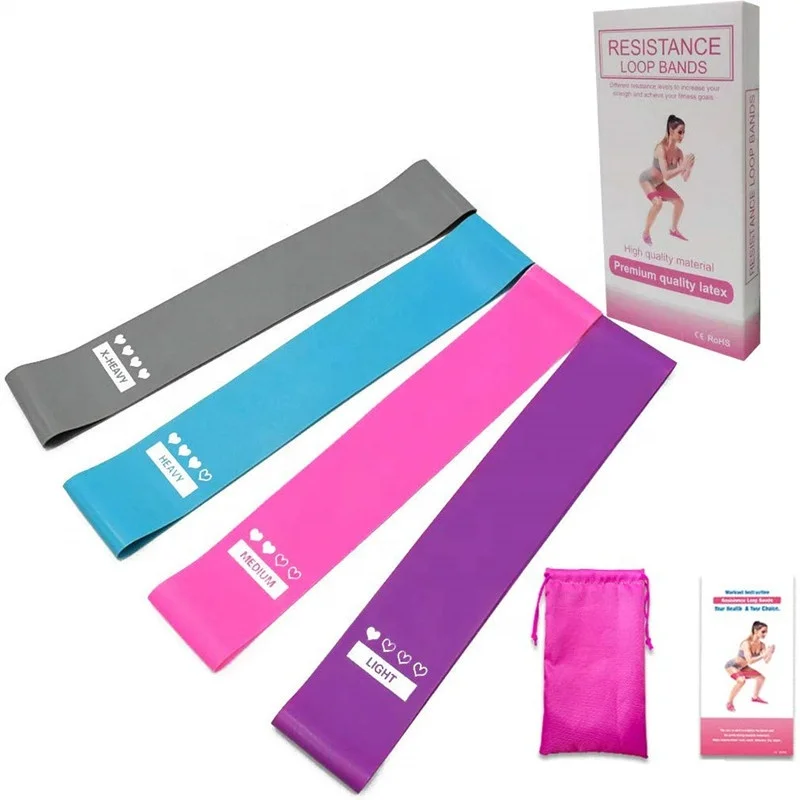 Resistance Loop Bands Elastic Band Equipment Gum for Fitness Training,Pull Rope Rubber Bands Sports Yoga Exercise Gym