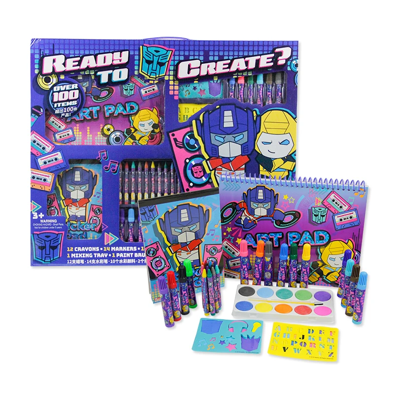 Детские школьные поставщики Набор для творчества наборы для раскрашивания для детей комплекты канцелярских принадлежностей