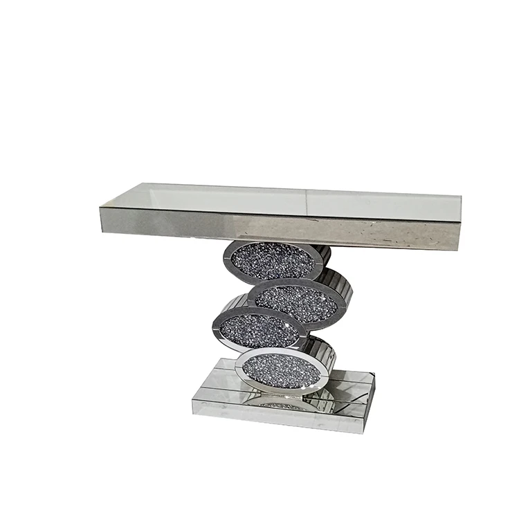 YGJS0461 LED living room furniture Chinese Factory vanity makeup table with lighted mirror design Mirror Console Table