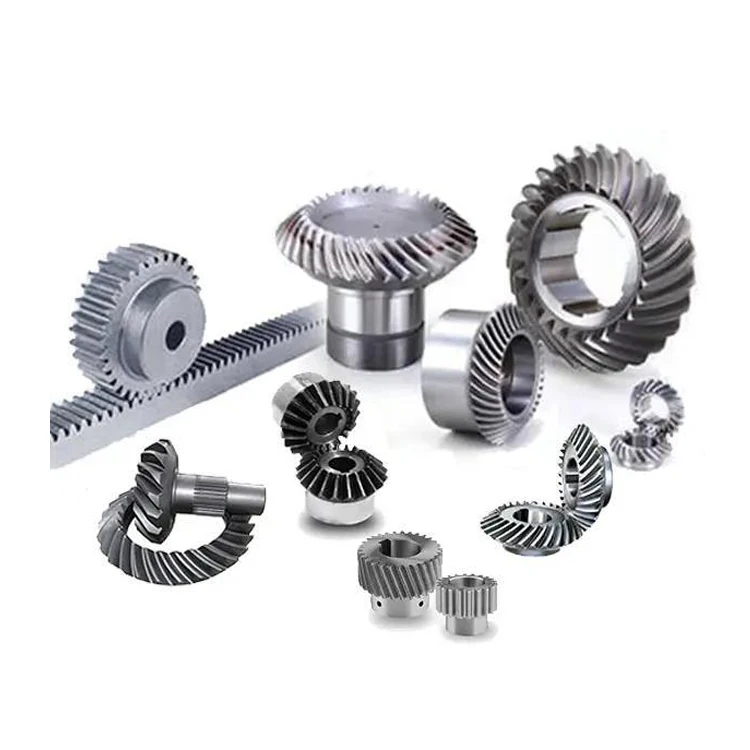 Customized Heat Treatment Grade 7 Smooth Surface Forging Steel Metal Spur Gears For Sale