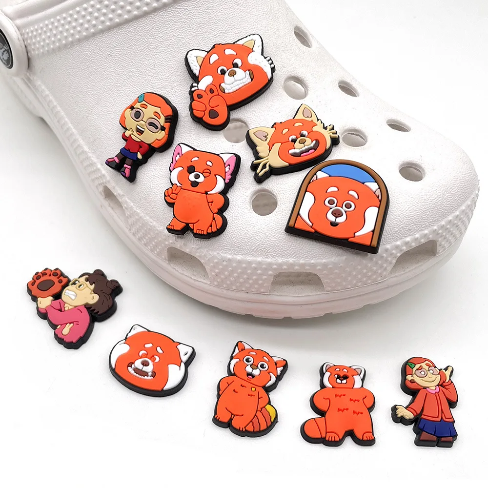 10% Discount New Arrival Hot movie Factory price High Quality PVC encanto shoes bear charm Turning red croc charms