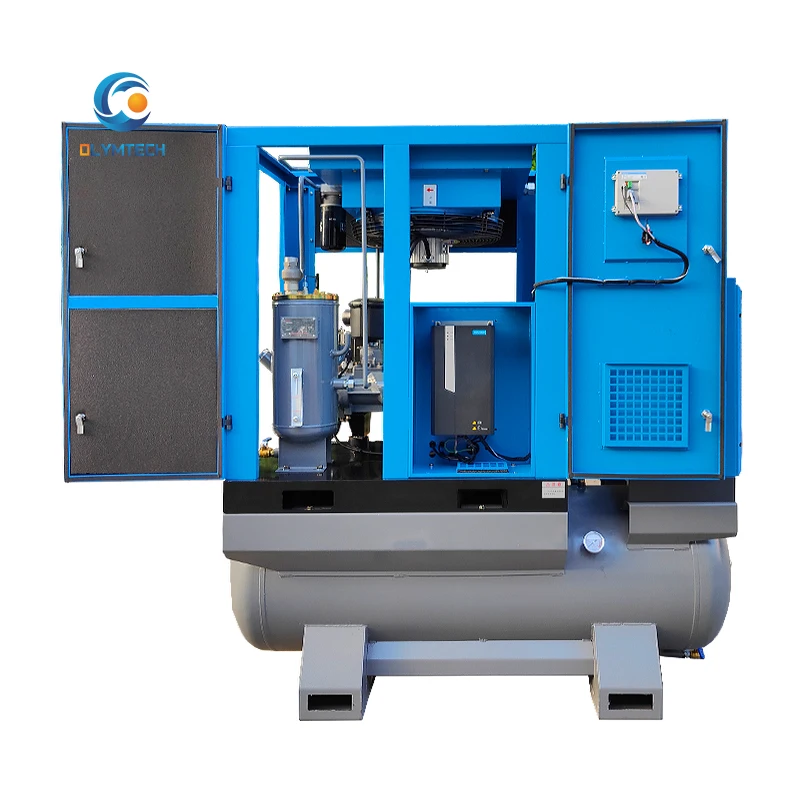 7.5KW 15KW 22KW 8bar 10bar 16bar laser cutting machine screw compressor with dryer energy saving industrial compressors