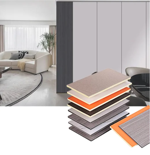 Co-Extrusion Pet Marbled Bamboo Charcoal Fiber Flat Wall Panel WPC Wood Veneer Wall Panel PVC Foam Board