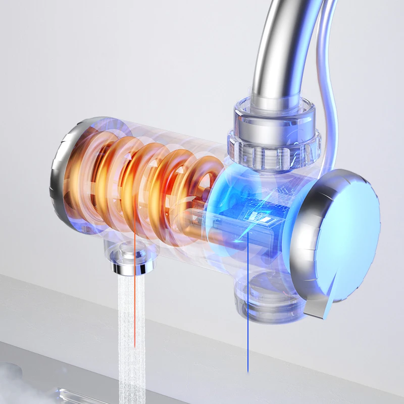 Advanced Technology New Design Led Instant Electric Water Heater Faucet Hot Tap Heating Electric Faucet With Digital Display
