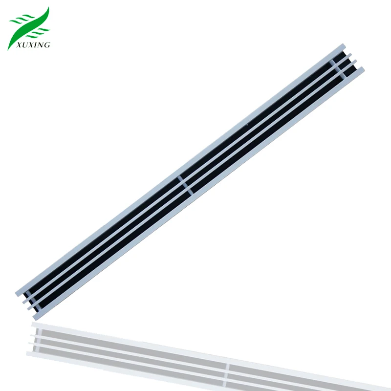 0 degree Aluminum rectangular ceiling dummy linear bar air grille For Ventilation