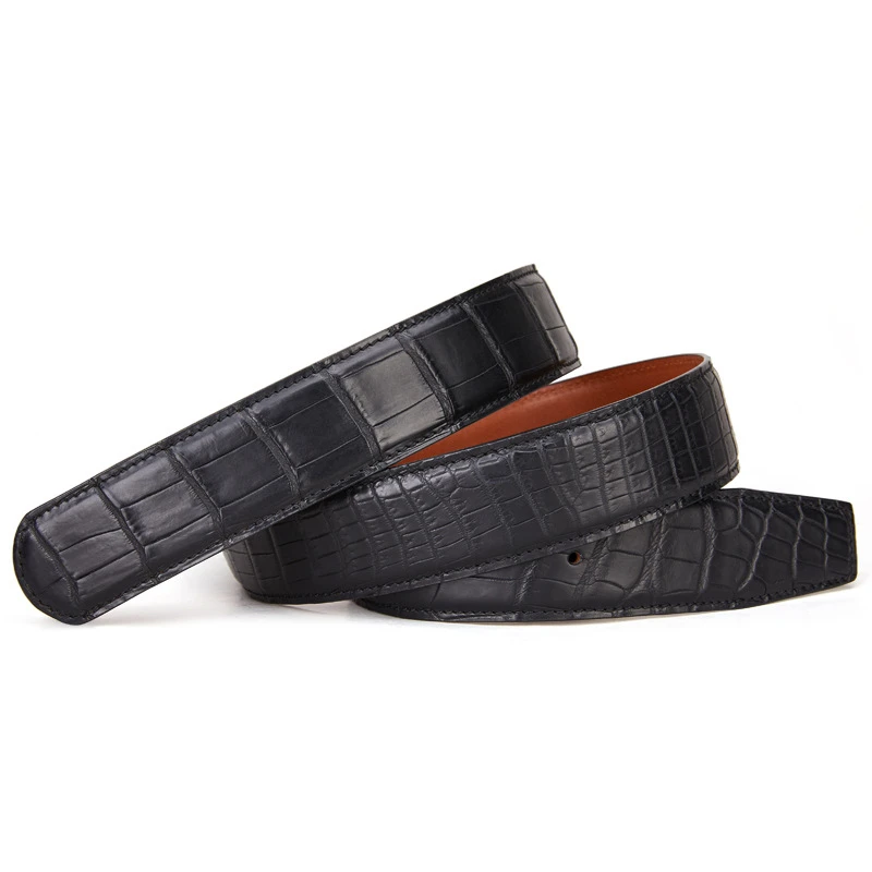 OEM ODM Riem Cinto Kemer 2022 Custom High Quality Luxury Brand Exotic Belts Genuine Crocodile Leather Belt For Mens