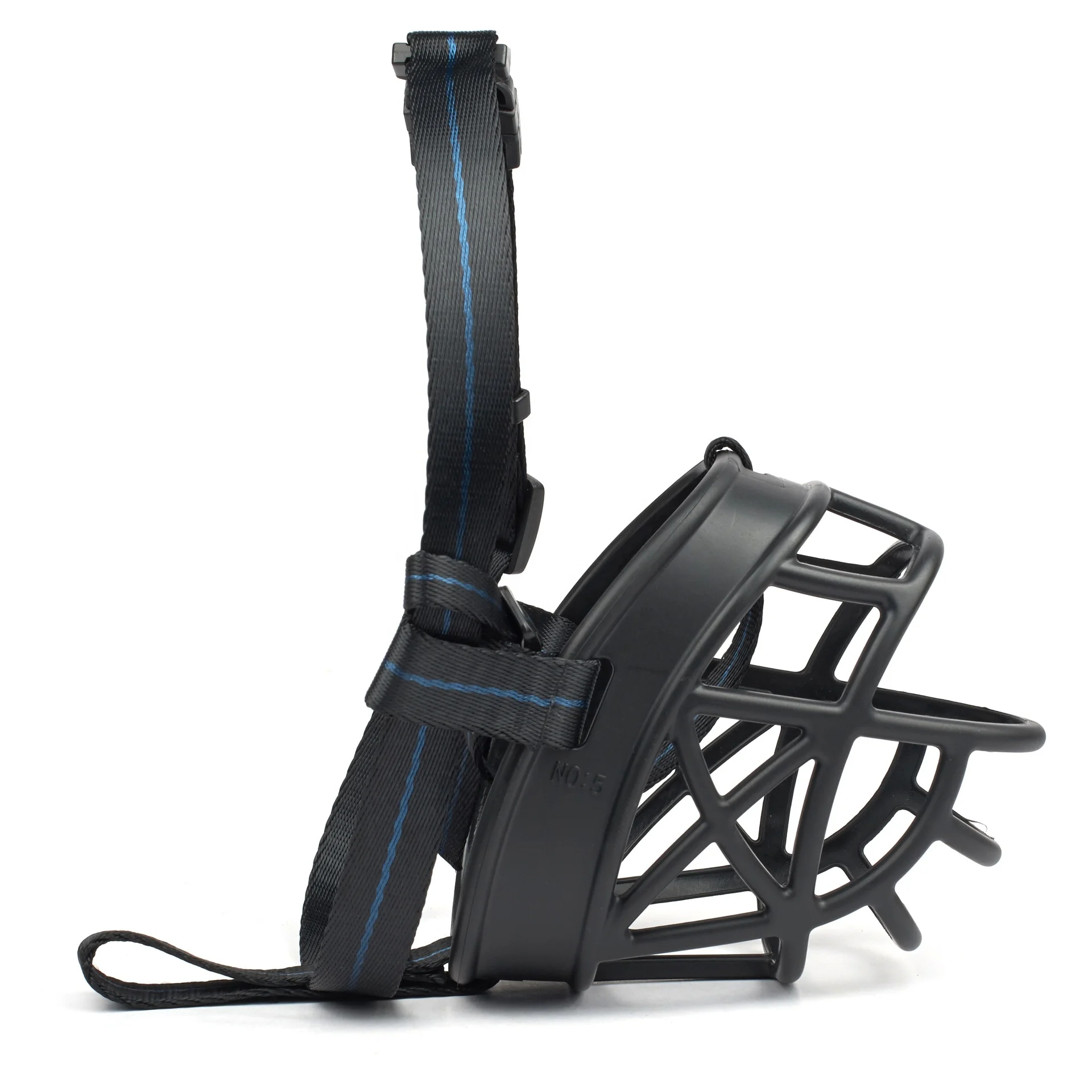 big adjustable breathable pets and protect dog muzzle werewolf bulldog walking training muzzle cover for dog