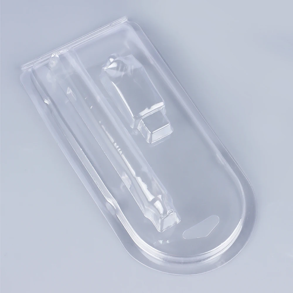 Personalized Custom Transparent Slide Card Blister for electronic cigarette Packing clamshell box