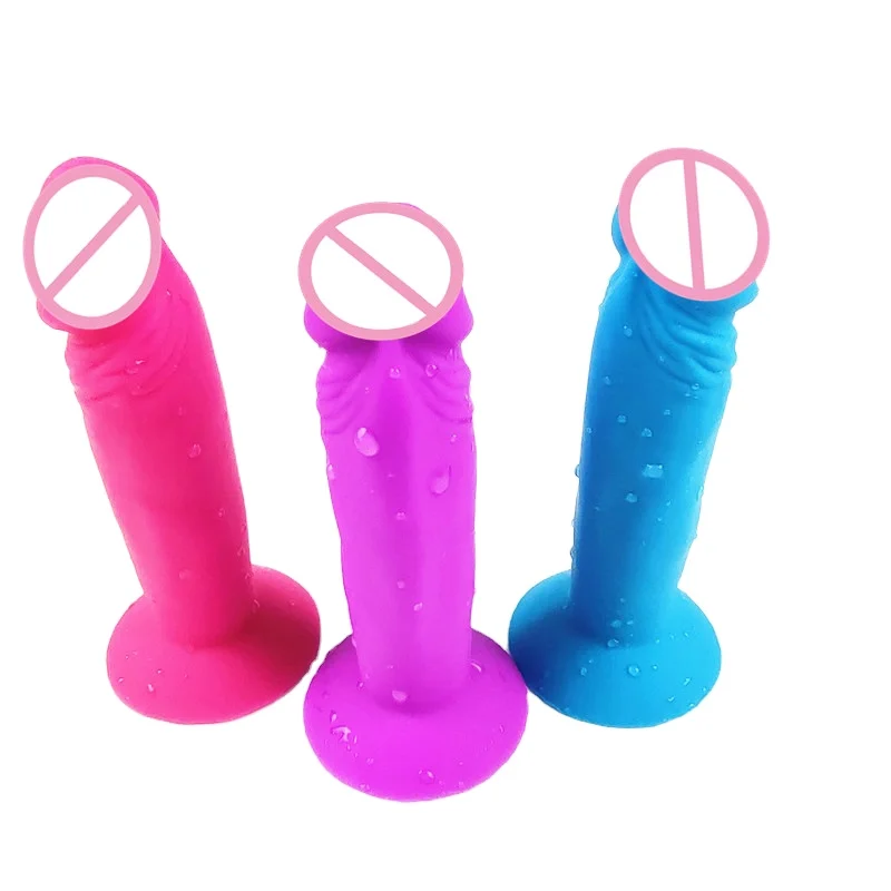 Gift toys penis for Women Beginner Silicone realistic dildo With Strong mini dildo
