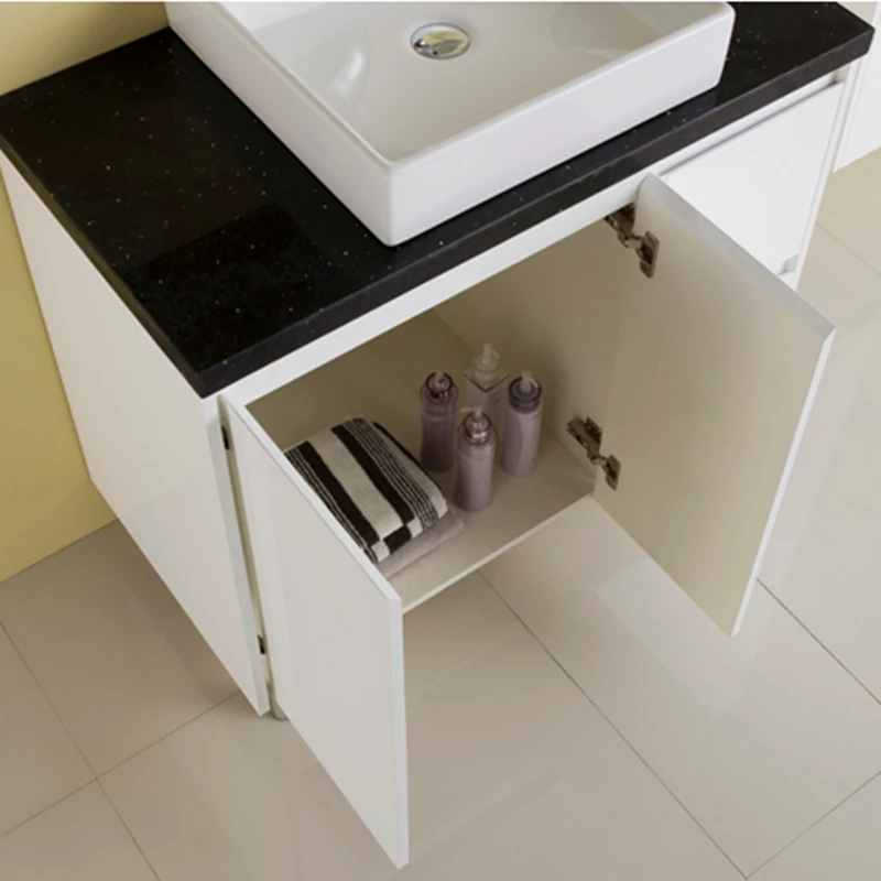 China hot sale Solid Wood Blue Bathroom Vanities Mirror Bathroom Cabinets From Manufacturer