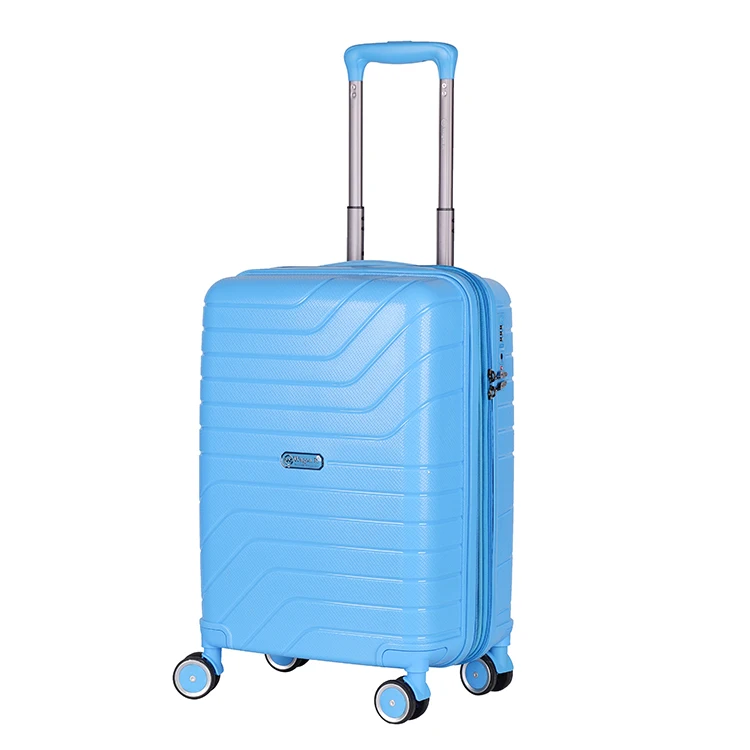 OEM ODM Factory Wholesale PP Luggage Travel Lightweight Trolley Luggage Hard Shell Carry on Luggage Suitcase