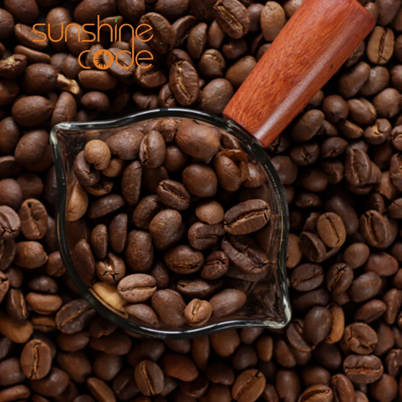 Sunshine Code Arabica Coffee Beans Roasted Pure Freeze Dried Coffee Free Sample Factory Directly Supply