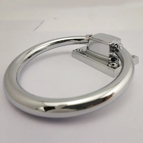 HUAWEI Furniture Hardware Fittings Accessories Classic Gold And Chrome Antique Big Ring Zinc Alloy Metal Cabinet Knobs Handles