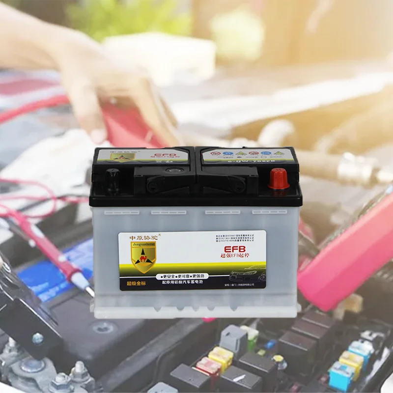 Power Battery Lead Acid Gel Battery HOT SALE Agm 6-QW-70  EFB 12V 70ah Maintenance Free Car Battery for Starting Auto EV
