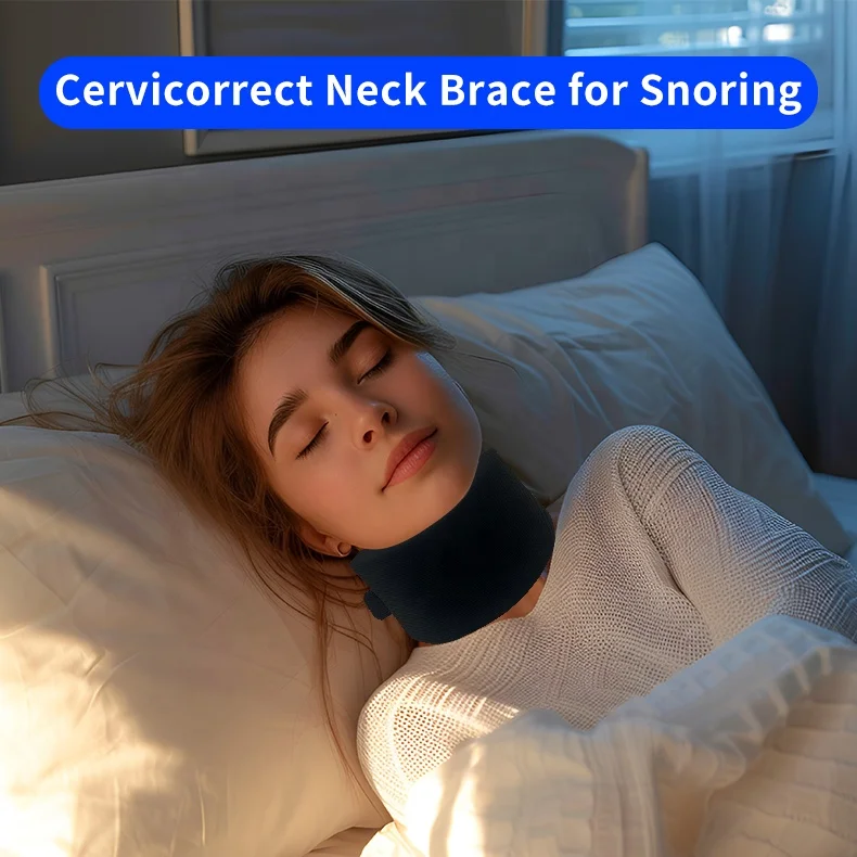 Custom Neck Support Brace Collar Adjustable Foam Cervicorrect Neck Brace For Sleeping