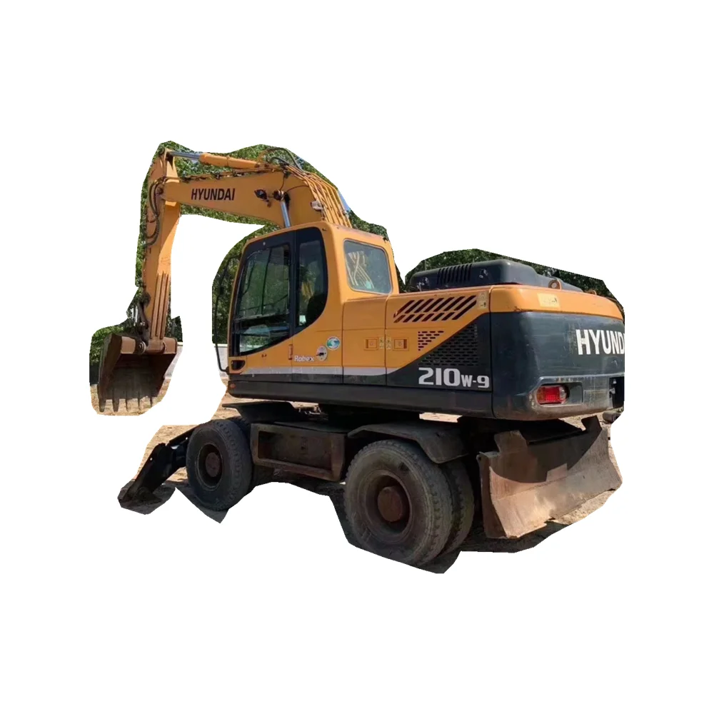 used hyundai  210w-9 215-7 215l 225-7 225lvs 225vs 60w-7  210w-7 hydraulic crawler excavator 21ton high quality japan original