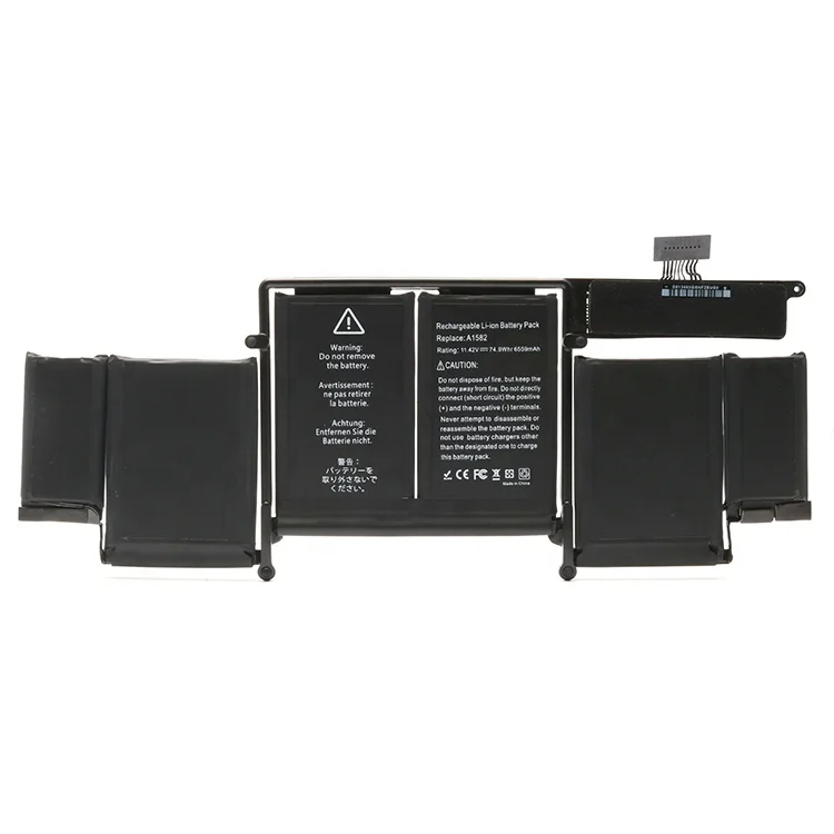 2021 New Model 6330mAh 11.34V 71.8WH Laptop Battery For Apple Macbook A1493 A1582 A1502 Notebook