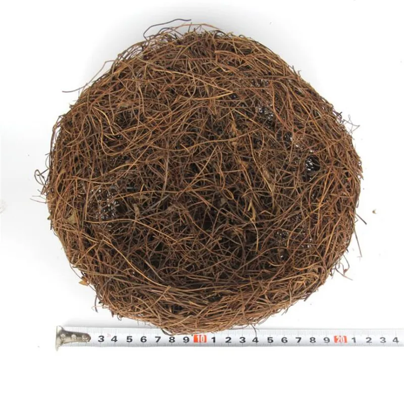 Nature 20CM Vintage Prop Pet Bird Nest Bird Cage Creative for Optical Store Window Display Photography Props  Decoration