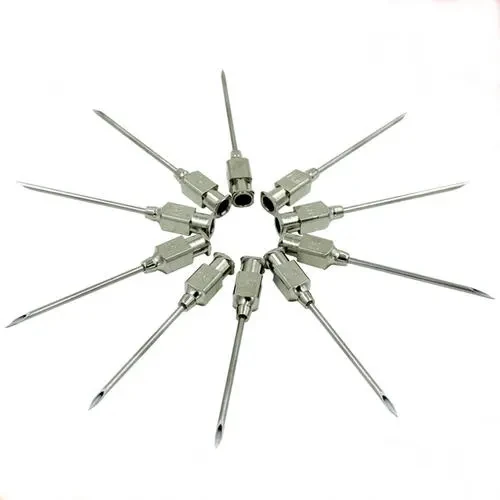 Veterinary Stainless Steel Syringe Treatment Needle Animal Feeding Vaccine Animal Injector Needles
