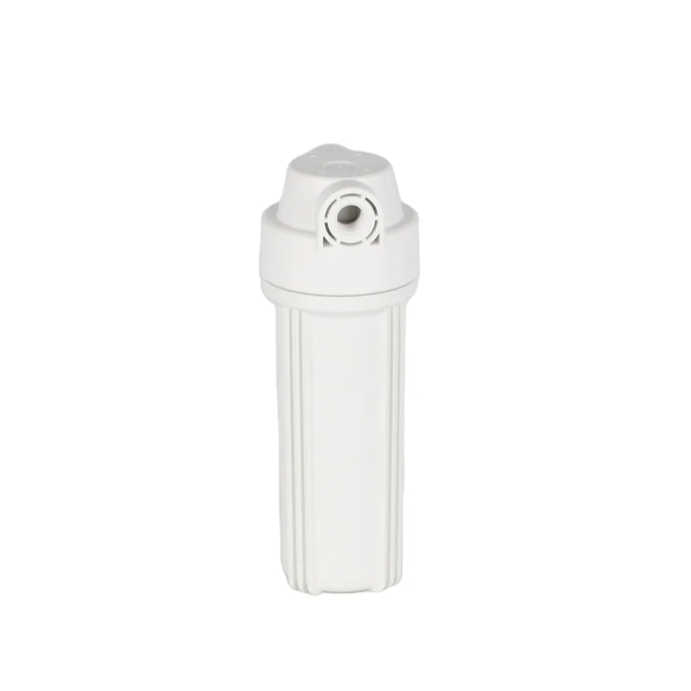 High quality white ro shell housing big flow water filter bottle with brass port