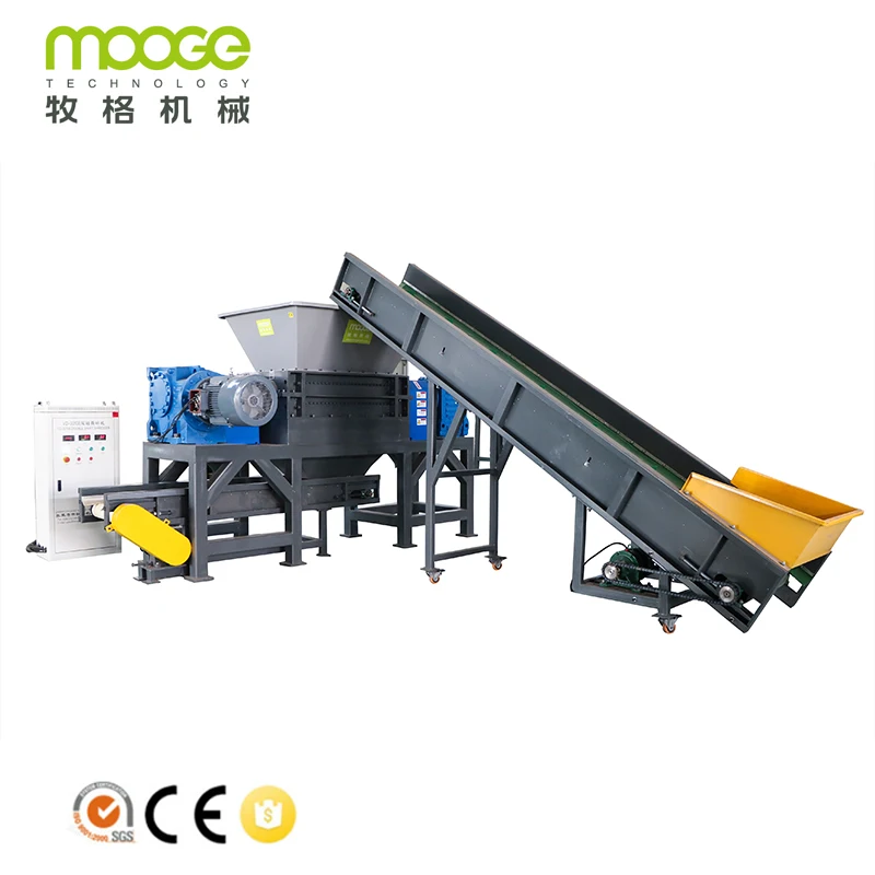 PE PP HDPE Big drum and Bucket Plastic shredder machine for sale