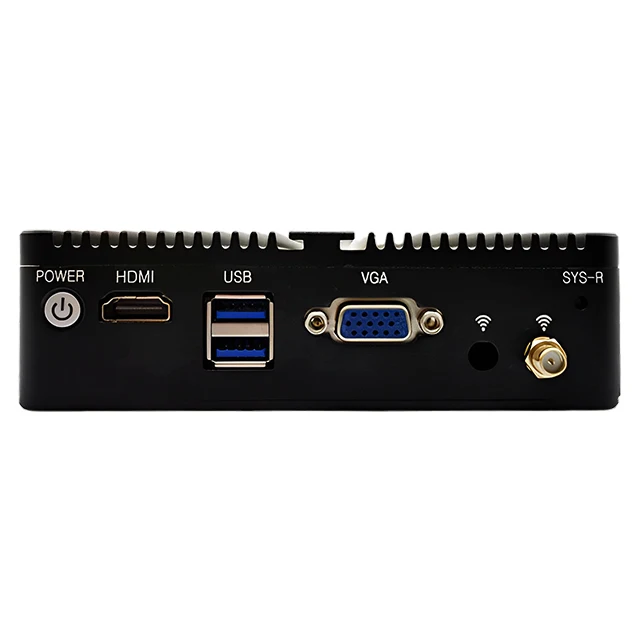 Fanless Industrial Main Board Computer Intel i7-8565U 4 Core 8 Thread 64G Nuc Ssd Drive 1.8-4.6Ghz Main Frequency Mini PC