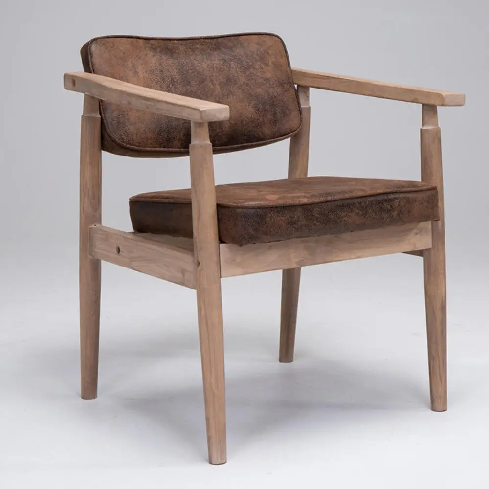 Best Selling Products Outdoor Simple Leisure Chair Nordic Wooden Green Dining Chairs