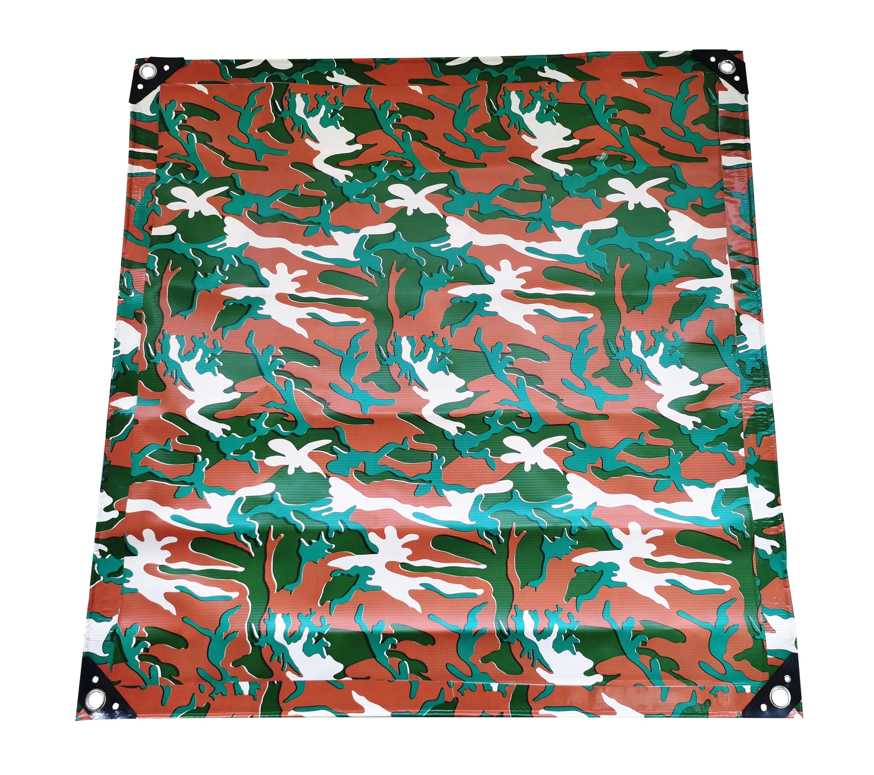 Customized size camouflage army pvc tarpaulin for covers