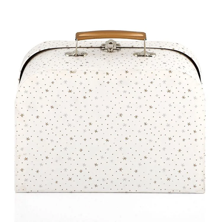 high quality small paper baby gift box suitcase