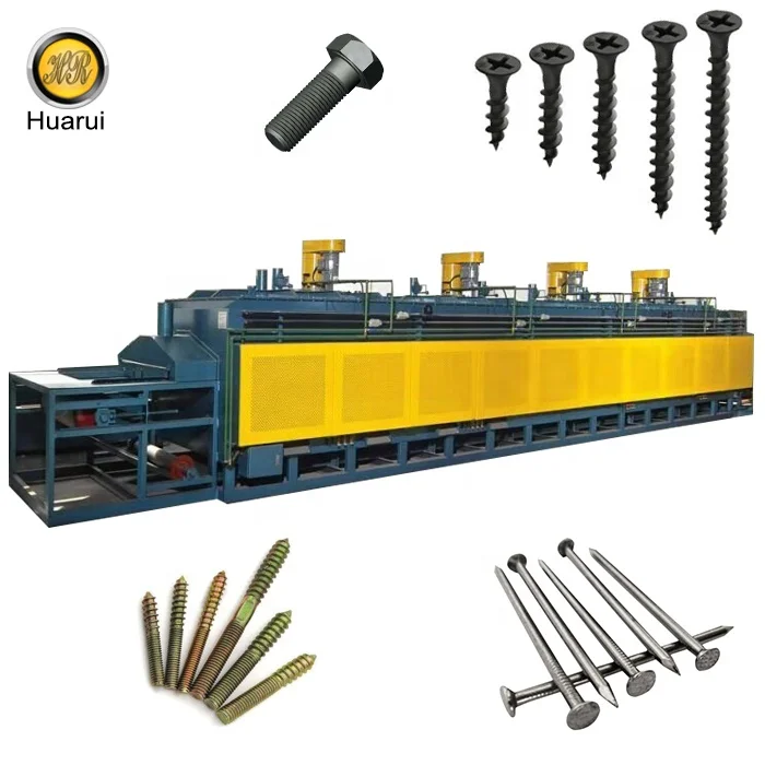 Good Price Industrial Continuous Mesh Belt Heat Treatment Furnace for Concrete nails and Screws