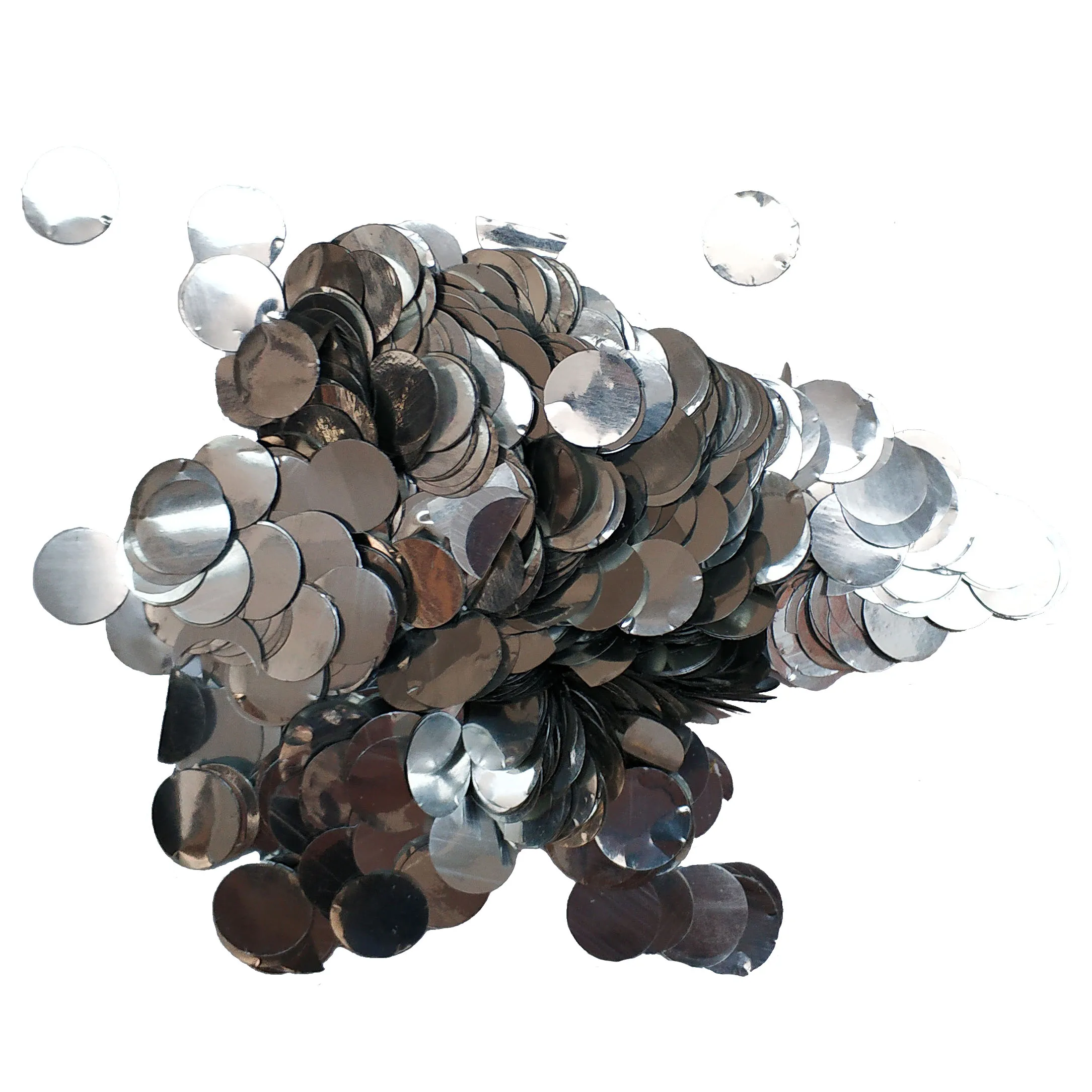 Birthday Party Props Round Sequins Multi-Color Metallic Confetti Flameproof Foil Circular Confetti