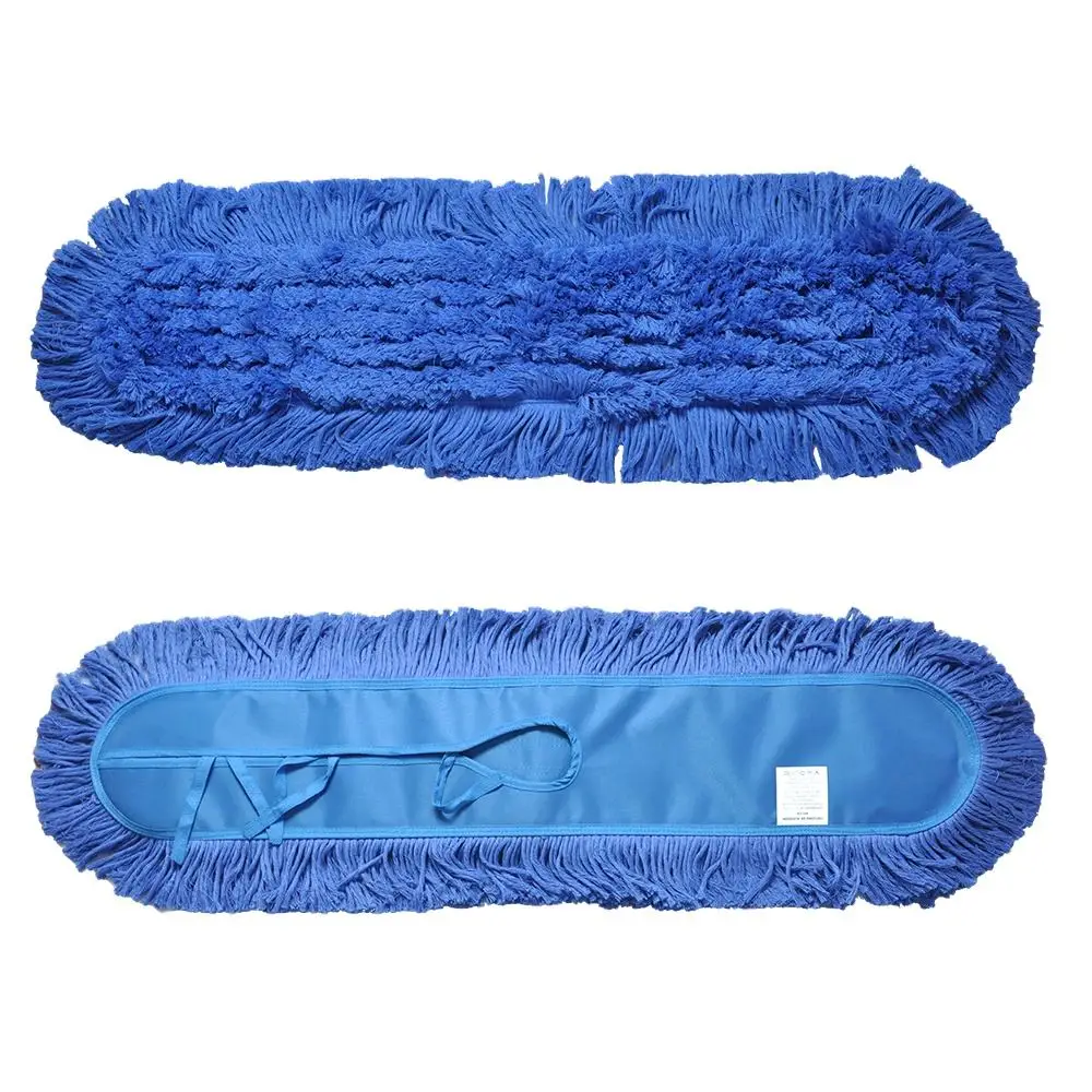 Industrial Floor Cleaner Scratch Flat Mops Cleaning Floor Dust Mop Eco Regenerated Cotton Mop Head Refill Replacement